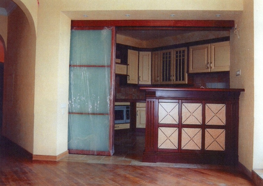 Перегородка для кухни в классическом стиле Иваново