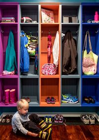 Детская цветная гардеробная комната Иваново